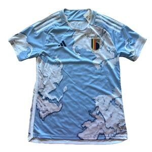 NWT Official Adidas‎ FIFA Belgium 2023 Soccer Jersey Size Medium Women